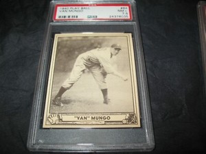 1940 Play Ball #64 VAN MUNGO PSA NM+ 7.5 ~Brooklyn Dodgers