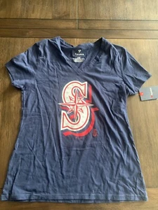 Seattle Mariners USA Patriotic Fanatics Shirt New with Tags Womens Medium - Picture 1 of 2