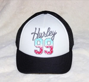 NWT HURLEY Retro 99 American Trucker Hat Womens Mens Snap Back OSFM GHA000530 - Picture 1 of 5