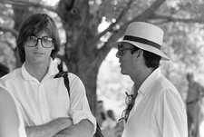 make-up artist Way Bandy and director Francesco Scavullo on locati- Old Photo