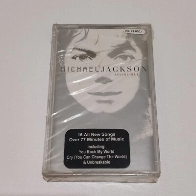 Michael Jackson  Invincible 2001 - original indonesia tapes -BRAND NEW - Image 1 of 4