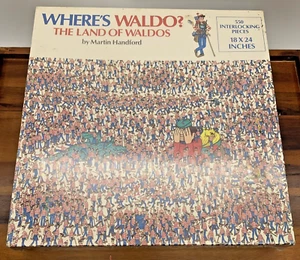 Vtg 90s Where's Waldo Land of Waldos 550 Piece Puzzle 18x24 Martin Handford NIB - Picture 1 of 5