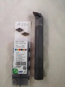1 NEW 3/4" CARBIDE BORING BAR. E12-SDUCR-3 W/ ISCAR DCMT 3-1-PF INSERTS {A234} - Picture 1 of 8