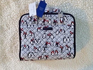 NWT Authentic Vera Bradley Playful Penguins -Gray-Hanging Travel Organizer!  - Picture 1 of 9
