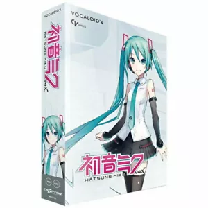 Crypton Hatsune Miku V4X VOCALOID4 DVD Software Windows Mac New From JAPAN - Picture 1 of 1