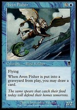 1x FOIL Aven Fisher Odyssey MtG Magic Blue Common 1 x1 Card Cards