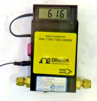 OMEGA FMA1804 Mass Flowmeter, FOR PARTS/ REPAIR - Image 1 of 4