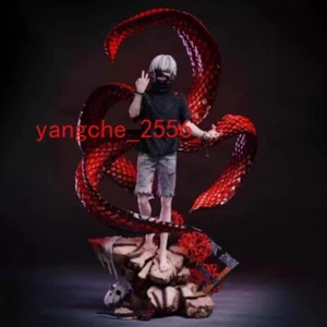 Statua figura 40 cm Tokyo Ghoul Ken Kaneki risvegliato GK doppia testa intaglio regali - Foto 1 di 7