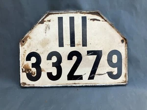 original Vorkrieg Kennzeichen Nummernschild Chemnitz III Opel Wanderer DKW 39581 - Picture 1 of 10