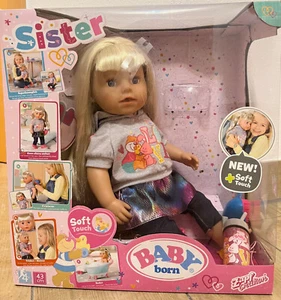 BABY born Soft Touch Sister blond 43cm mit Zubehör - Bild 1 von 2