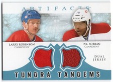 2012-13 Artifacts Tundra Tandems Jerseys Blue - Pick Any