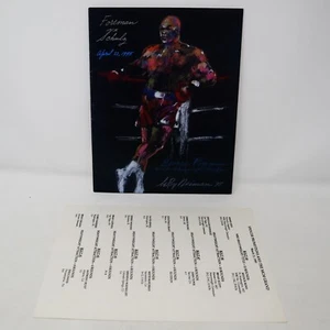 LIBRO DE PROGRAMA DE BOXEO GEORGE FOREMAN VS, AXEL SCHULTZ MGM GRAND VEGAS 22/04/95 - Imagen 1 de 12