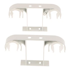 1 Set Gardinenstange Halterung Stangenhalter Deckenhalter zur Deckenbefestigung - Bild 1 von 12