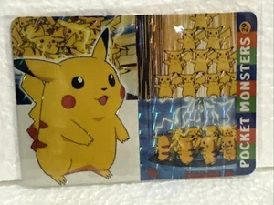 POKEMON - Tarjeta adhesiva japonesa #29 - PIKACHU - Monstruos de bolsillo - Venta de prismas - Imagen 1 de 3