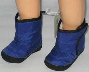 New OLD NAVY Size 3-6 Months Deep Space Blue Boots Shoes - Picture 1 of 1