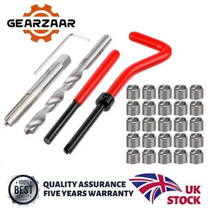 30x KIT ATTREZZI RIPARAZIONE FILI INSERTI FILO ELICOIDALE M8 x 1,25 - Foto 1 di 13