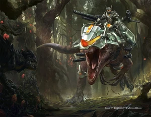 Bestias del Mesozoico Allosaurus Cazador de Dragones Convertir Armadura de Batalla Juguete Regalo - Imagen 1 de 9