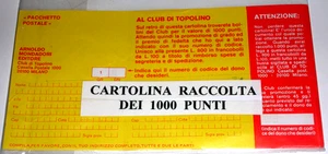 CARTOLINA / TESSERA  DEI 1000 PUNTI - CLUB DI TOPOLINO  DISNEY - Foto 1 di 1