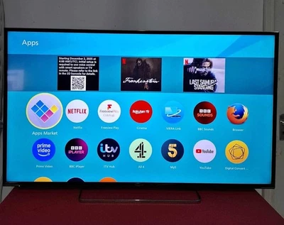 PANASONIC TX-55DX650B 4K Ultra HD Smart 55" LED TV YouTube Netflix Prime - Image 1 of 4