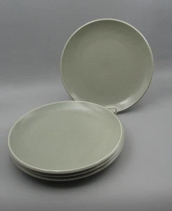 Calvin Klein China Khaki Collection Cargo SAGE Salad Plates - Set of Four - Picture 1 of 3