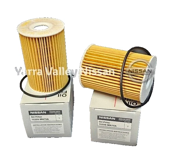 genuine nissan oil filters  zd30 engine  15209MA70A   QTY 2 - Image 1 of 1