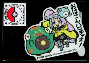 Iono & Bellibolt Sticker B-SIDE LABEL Pokemon Center Japan WATER & UV PROTECTED - Picture 1 of 1