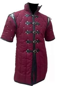 Best Looking Medieval Thick Padded gambeson Costume SCA LARP For Reenactment - Picture 1 of 6