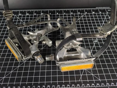 Педали Shimano 600 с зажимом для носка ремень трековый велосипед с фиксированной передачей трековый велосипед Vint - Изображение 1 из 4