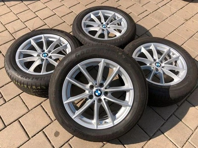 4 ORIGINAL 17" ALU SOMMERRÄDER BMW 5ER REIHE G30 G31 225/55R17 101Y FREIHAUS - Bild 1 von 4