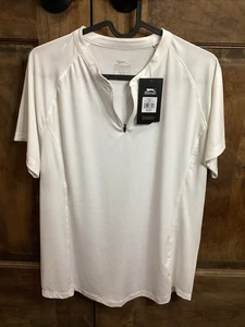 NEU Slazenger Damen Weiß Kurzarm Golf Poloshirt Größe L Stretch - Bild 1 von 3