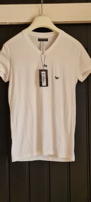 Mens Armani V Neck Tshirt..size 48 ..uk 38 ..new With Tags - Image 1 of 4