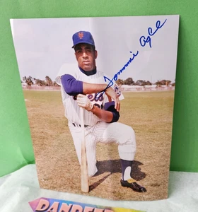 Vintage NY Mets Baseball Sports Tommie Agee Autographed Signed 8x10 Color Photo - Picture 1 of 9