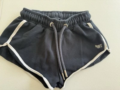 Superdry Vintage Jersey Racer shorts Dark Blue Womens Booty Size 4 Premium - Image 1 of 4