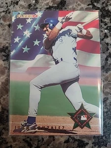 Juan Gonzalez 1994 Fleer #9 All-Stars Card Texas Rangers MLB BASEBALL CARD - Picture 1 of 2