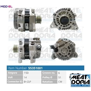ALTERNATOR 55351001 FOR MAZDA SHY6/SHY1/SHY8/SHY4 2.2L 4cyl 6 - Picture 1 of 9