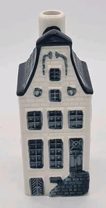 KLM Bols Delft Blue Miniature House No 9 Open Empty Amsterdam Collectible No Alc - Picture 1 of 6