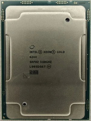 Intel Xeon Gold 6244 3.6GHz 24.75MB 8-Core LGA 3647 CPU / Processor SRF8Z - Image 1 of 2