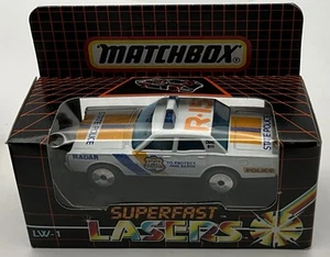 1987 Matchbox Superfast Lasers Police Car LW-1 - Picture 1 of 5