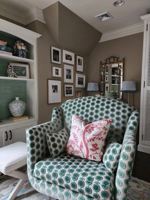 Brunschwig Fils Bird And Thistle Pillow Cover Foto 1 de 4