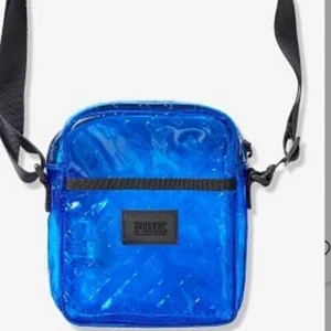 PINK Victoria's SECRET clear blue crossbody bag - Picture 1 of 2