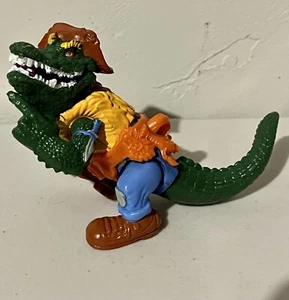 Figura de acción vintage Teenage Mutant Ninja Turtles Leatherhead serie original - Imagen 1 de 3