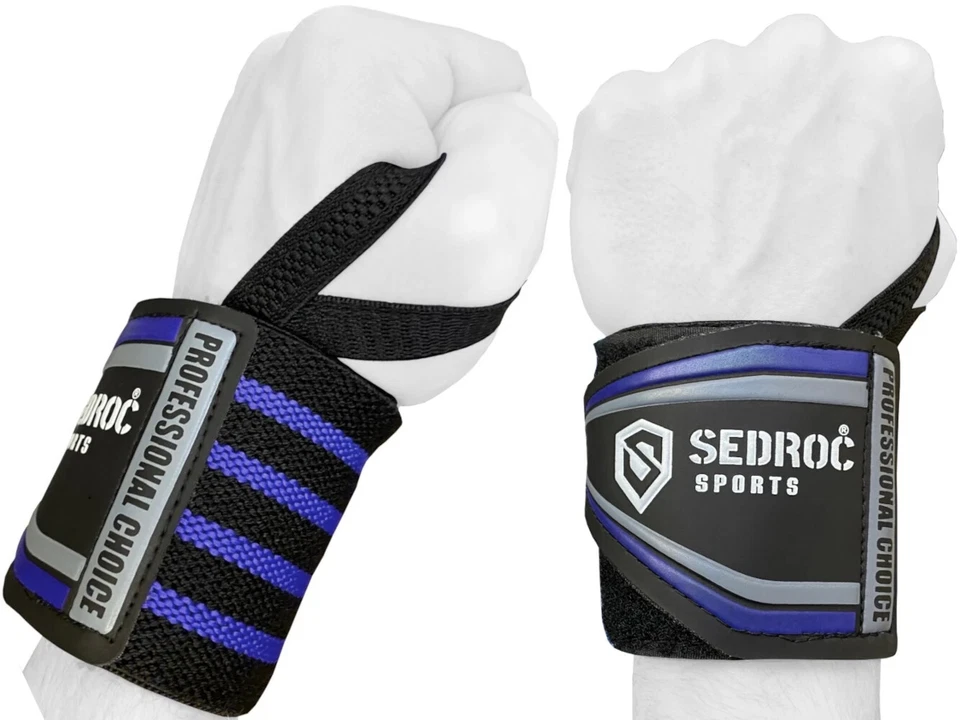 Sedroc Wrist Wraps for Weightlifting Powerlifting with Thumb Loops for Men Women - Image 1 of 1