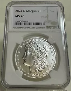 2021 D Morgan Silver Dollar NGC MS70 - Denver's Gem of the Centennial Series! - Picture 1 of 5