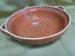 Pottery Barn Agave große Servierplatte Schale Terrakotta Fiesta Schale Teller NEU - Bild 1 von 6