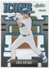 Kris Bryant 2021 PANINI ABSOLUTE BASEBALL Icons Green Foil #I-10 Cubs