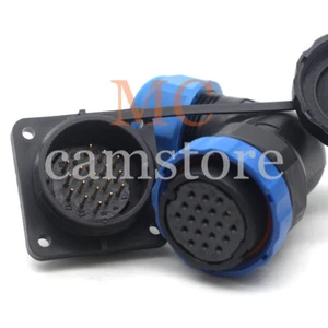 Conector de cable impermeable codo cuadrado SD28 10A IP67 19 pines, conectores automotrices - Imagen 1 de 6