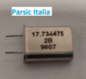 QUARZ 17.734475 MHZ 17,734475MHz HC49/U 2 PIN High Profile (x 10 STÜCK) - Bild 1 von 4