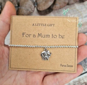 Mum to be Wish Bracelet ideal baby shower gift, birthday christmas present Mom - Picture 1 of 4