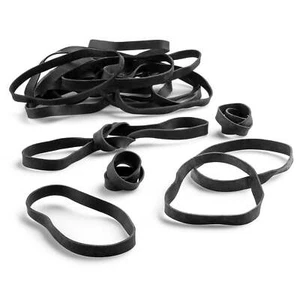 Gummibänder #64 Größe, schwarze Gummibänder, EPDM, UV-bewertet, 1 Pfund/250 Stück. - Bild 1 von 4