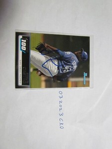 2011 Bowman Simon Castro signed baseball Card